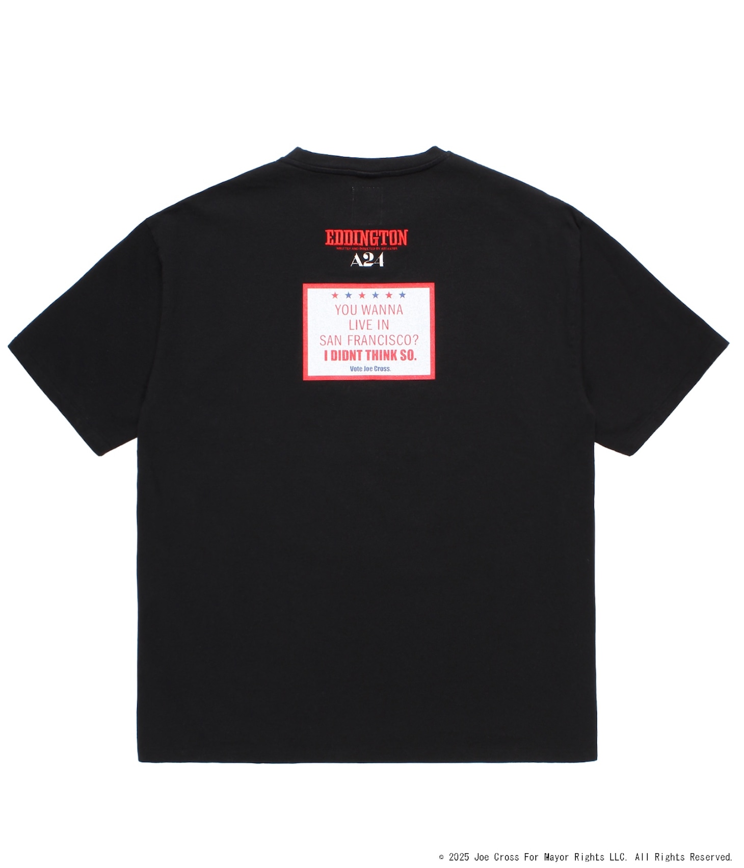 エディントンへようこそ × WACKO MARIA Tシャツ（ブラック / 1万6500円）