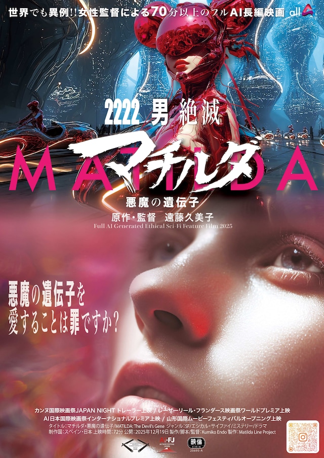 「マチルダ 悪魔の遺伝子」ポスタービジュアル