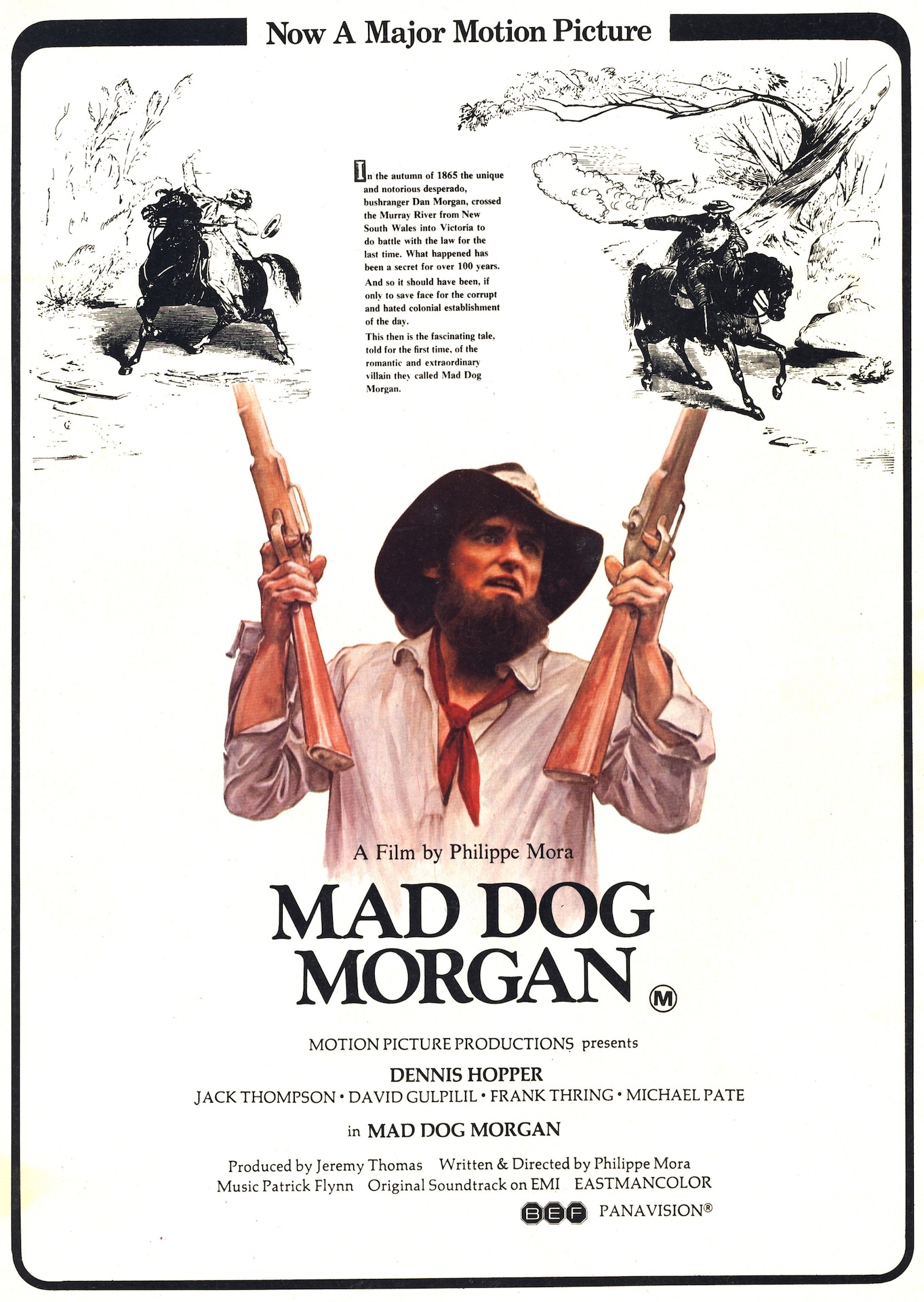 「マッド・ドッグ・モーガン」キービジュアル ©1976 Mad Dog Motion Picture Productions