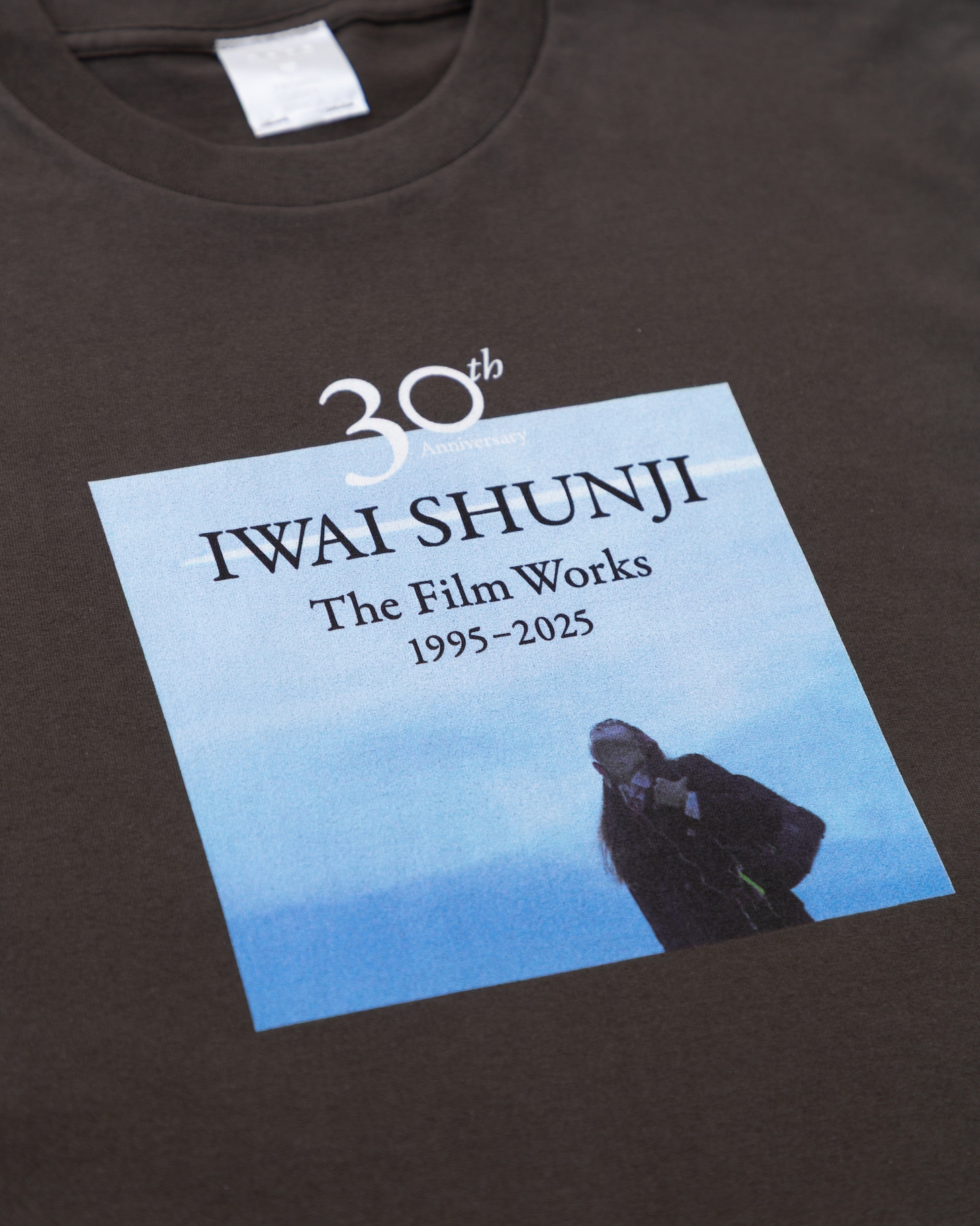 ＜IWAI SHUNJI The Film Works＞30th Anniversary Tシャツ SUMIKUROのプリント部分