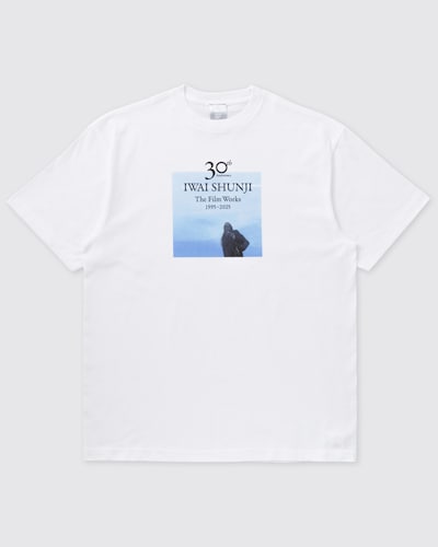 ＜IWAI SHUNJI The Film Works＞30th Anniversary Tシャツ WHITE（税別7000円）