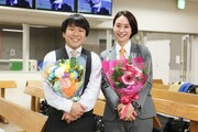 左から秋山寛貴、長内映里香