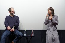 「監督週間」アーティスティック・ディレクターのジュリアン・レジ（左）、「かぐや姫の物語」かぐや姫役の朝倉あき（右）