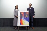 「かぐや姫の物語」かぐや姫役の朝倉あき（左）、「監督週間」アーティスティック・ディレクターのジュリアン・レジ（右）