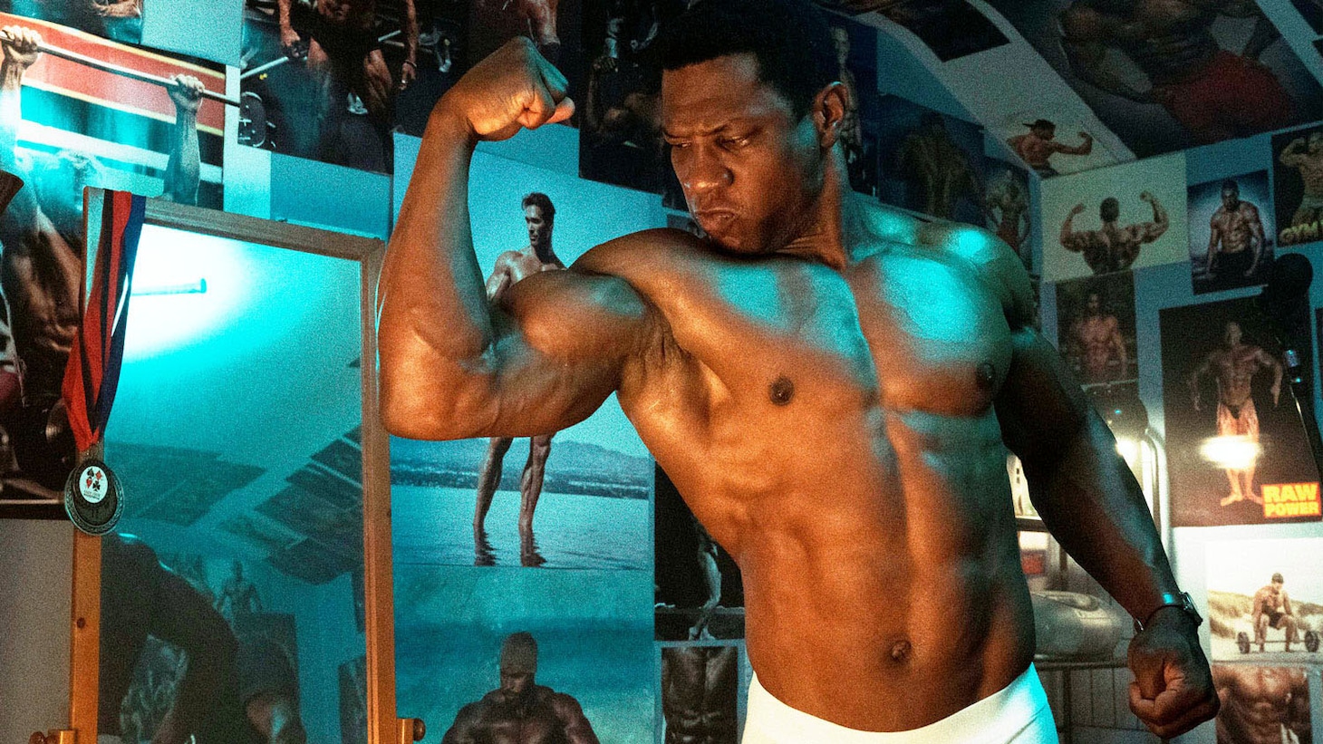 映画「ボディビルダー」場面写真