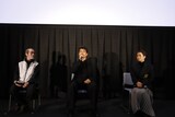 左から瀬木一将、仲村トオル、多加野詩子