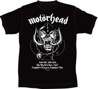 2025年12月28日に1日限定上映される「モーターヘッド／ザ・ワールド・イズ・アワーズ VOL. 2」Tシャツ