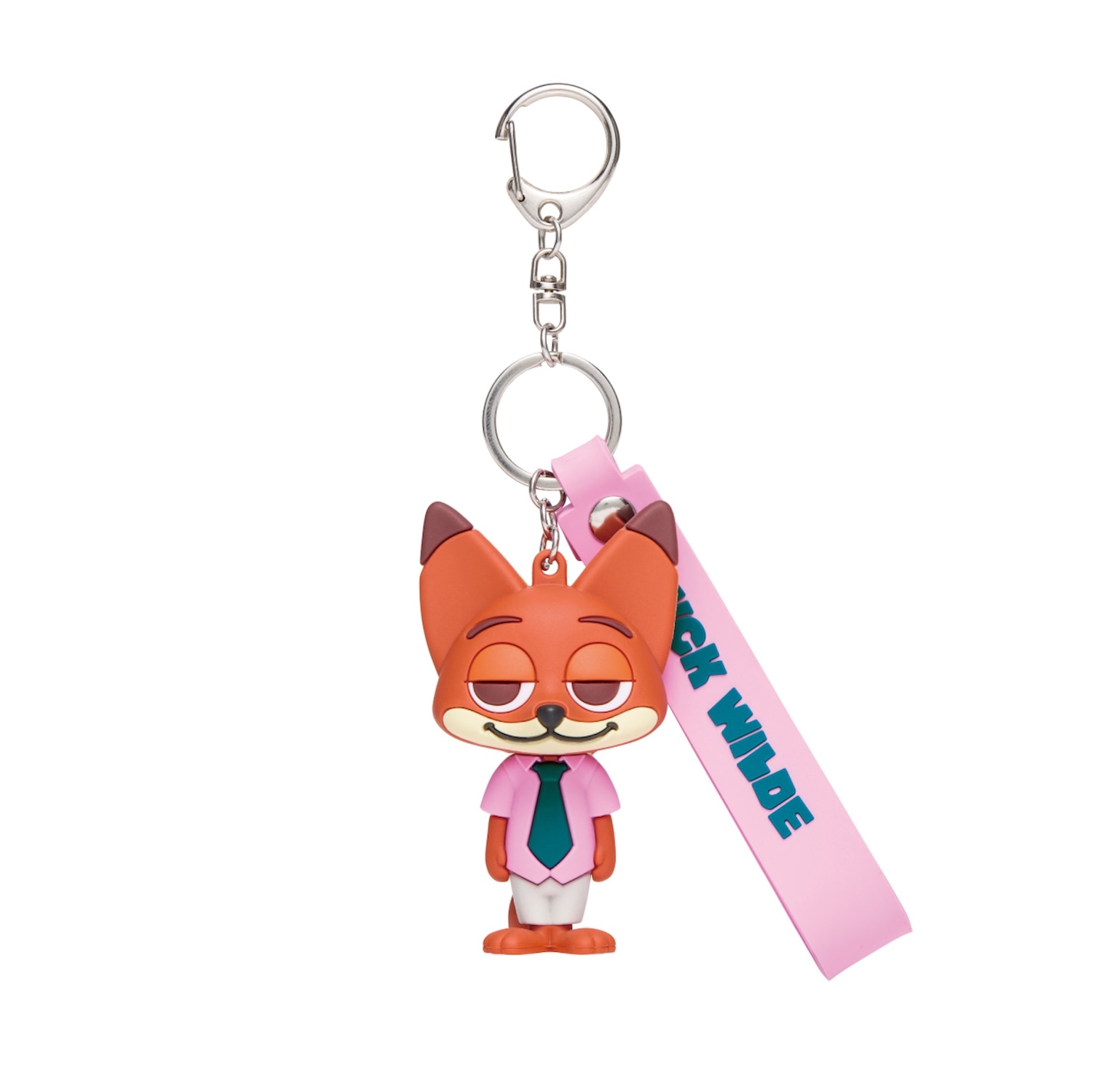 Happyくじ「ズートピア2」F賞のラバーマスコットキーホルダー（全4種）