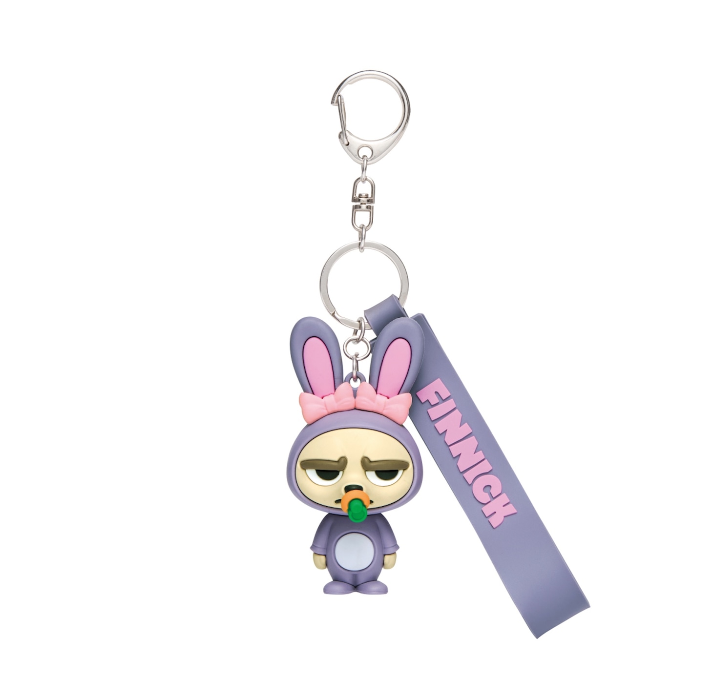 Happyくじ「ズートピア2」F賞のラバーマスコットキーホルダー（全4種）