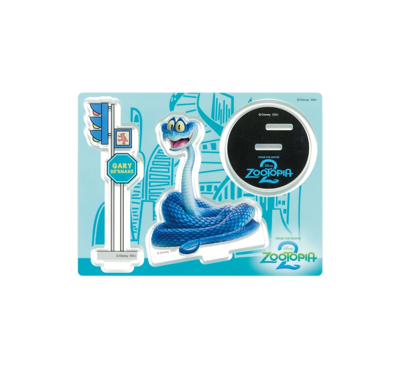 Happyくじ「ズートピア2」G賞のアクリルスタンドプロップス（全6種