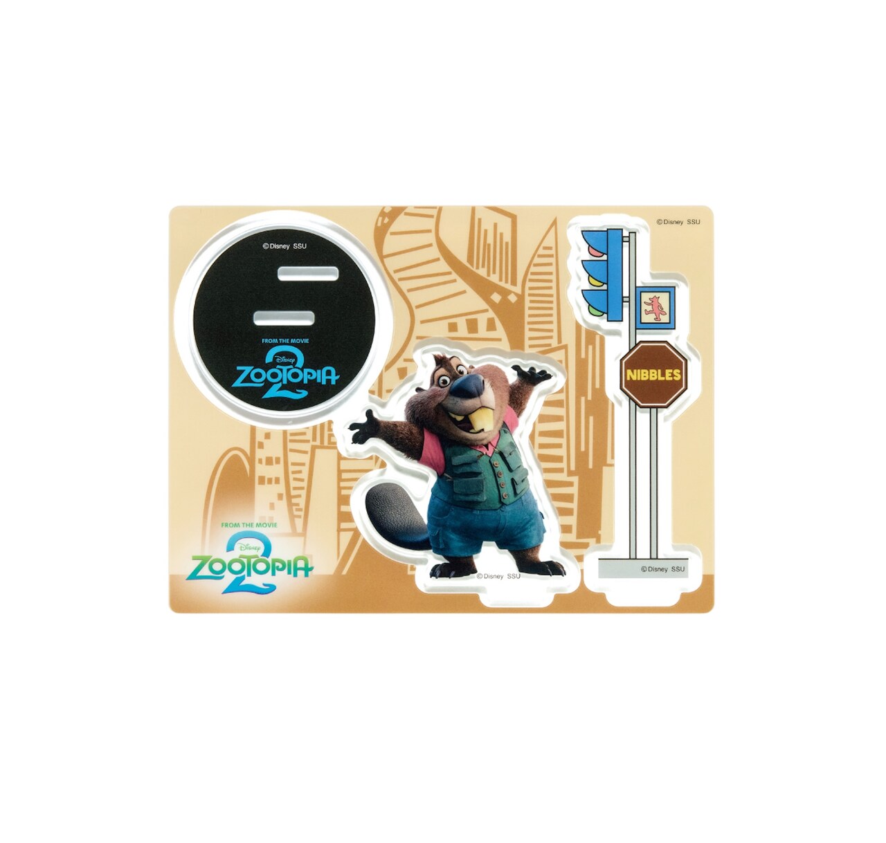 Happyくじ「ズートピア2」G賞のアクリルスタンドプロップス（全6種