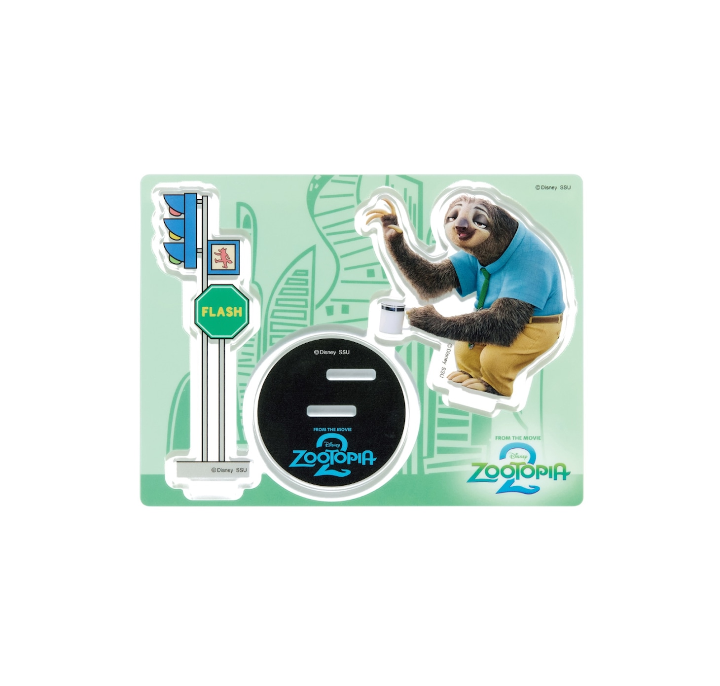 Happyくじ「ズートピア2」G賞のアクリルスタンドプロップス（全6種）