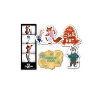 Happyくじ「ズートピア2」K賞のステッカーセット（全8種）