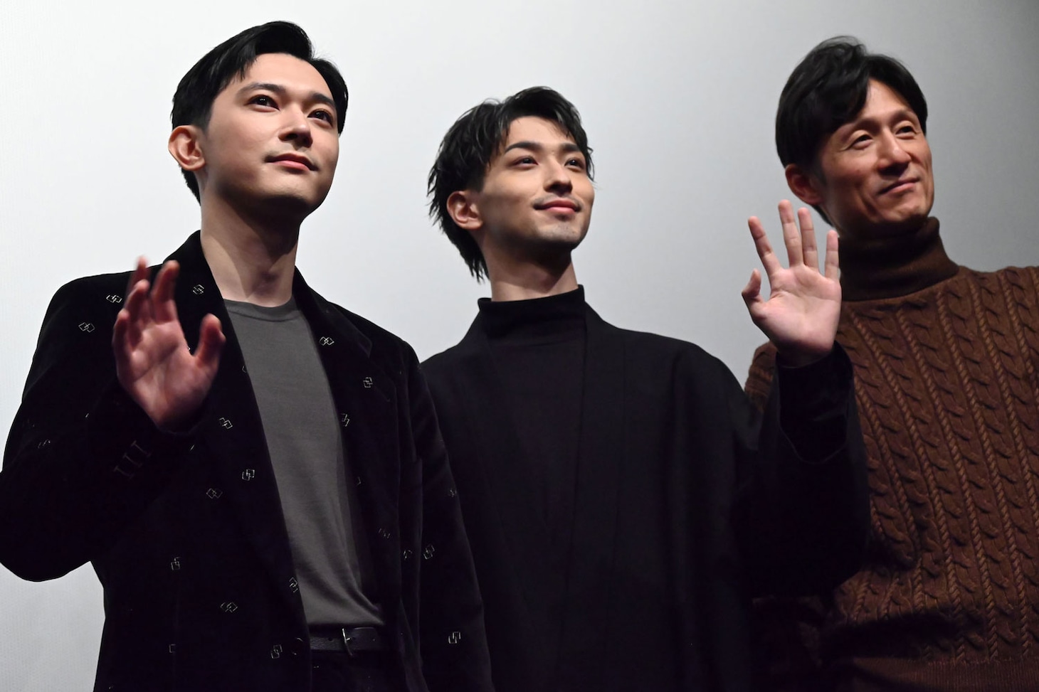 左から吉沢亮、横浜流星、李相日