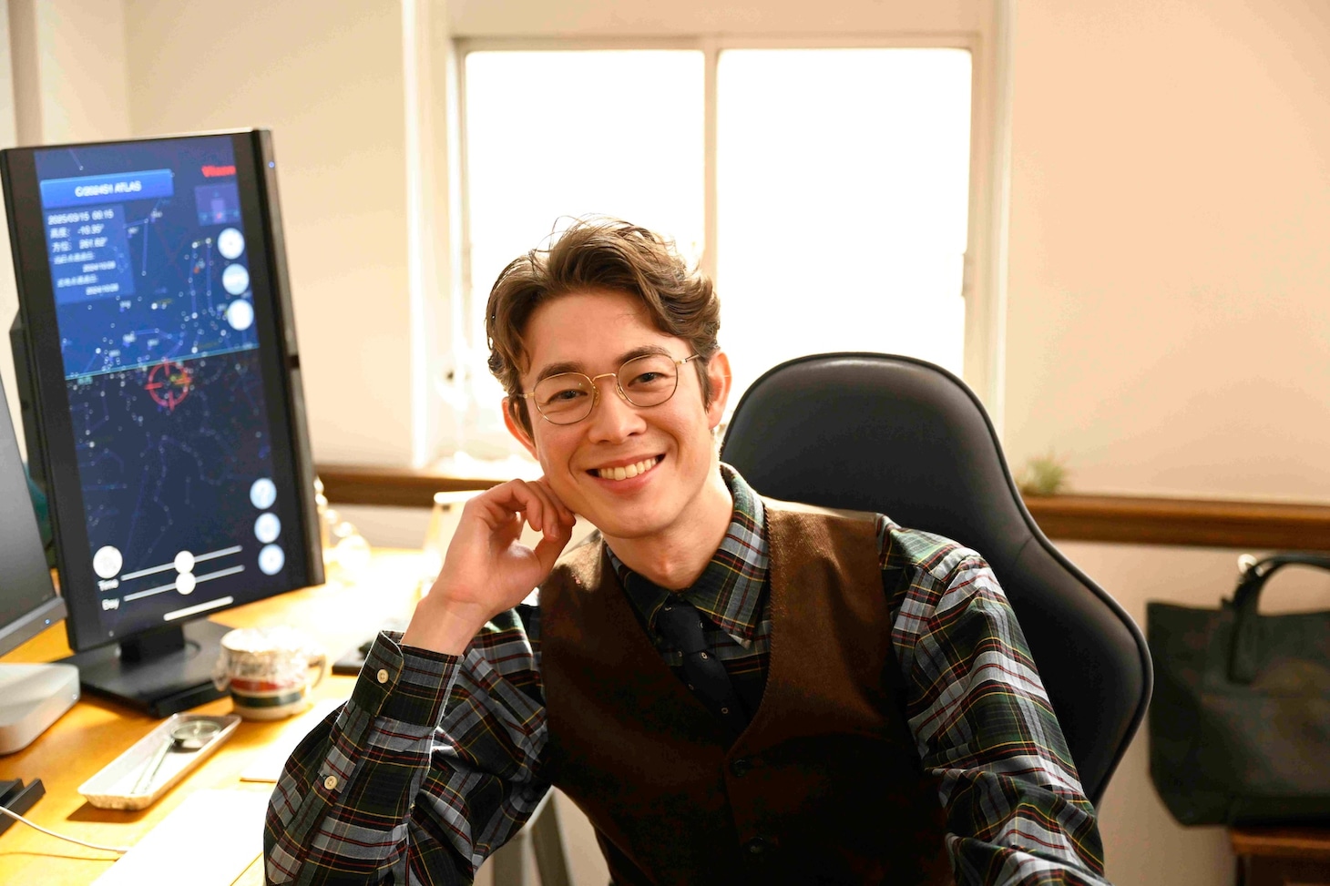 映画「楓」オフショット。福士蒼汰が撮影した宮沢氷魚