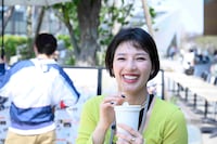 映画「楓」オフショット。福士蒼汰が撮影した石井杏奈