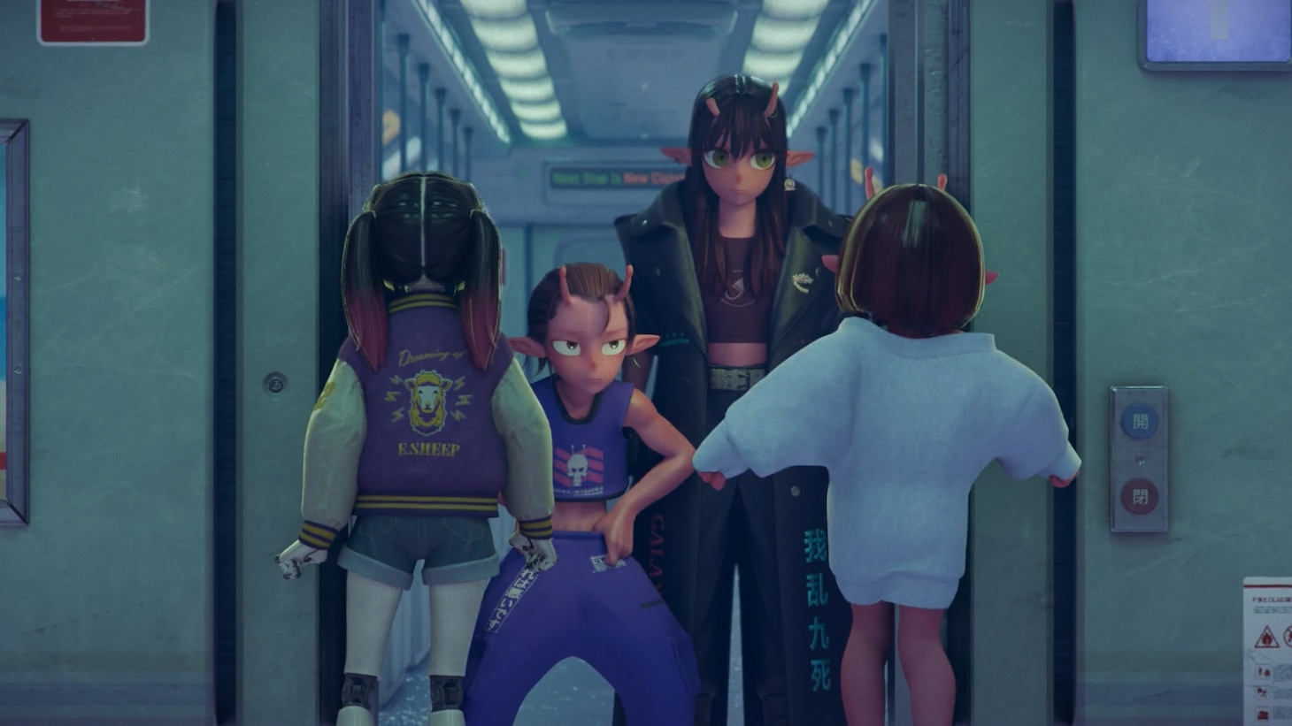 「銀河特急 ミルキー☆サブウェイ 各駅停車劇場行き」場面カット