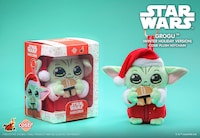 コスビ・ぬいぐるみキーチェーン「スター・ウォーズ」ウィンター・ホリデー グローグー © & TM Lucasfilm Ltd.