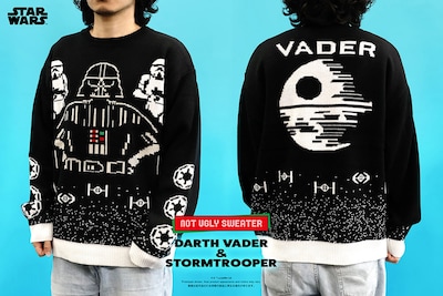 ホットトイズ・アパレル ノット・アグリー・セーター「スター・ウォーズ」ダース・ベイダー＆ストームトルーパー © & TM Lucasfilm Ltd.／© MARVEL