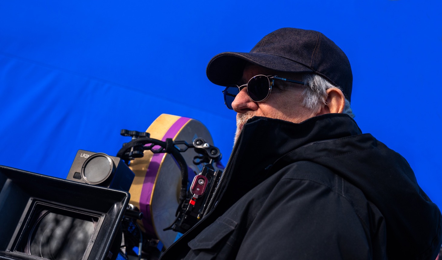 「ディスクロージャー・デイ」メイキング写真。スティーヴン・スピルバーグ