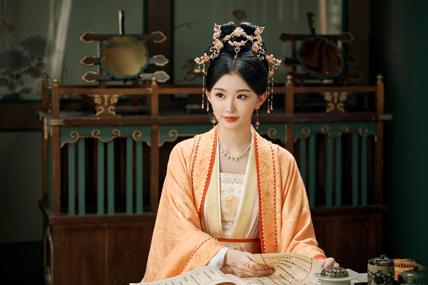 簡明舒の親友・殷淑君。演じたのは、中国ドラマ「ミラクル・キス～眠れぬ森の王子様とお姫様～」のコン・シュエアル（孔雪児）