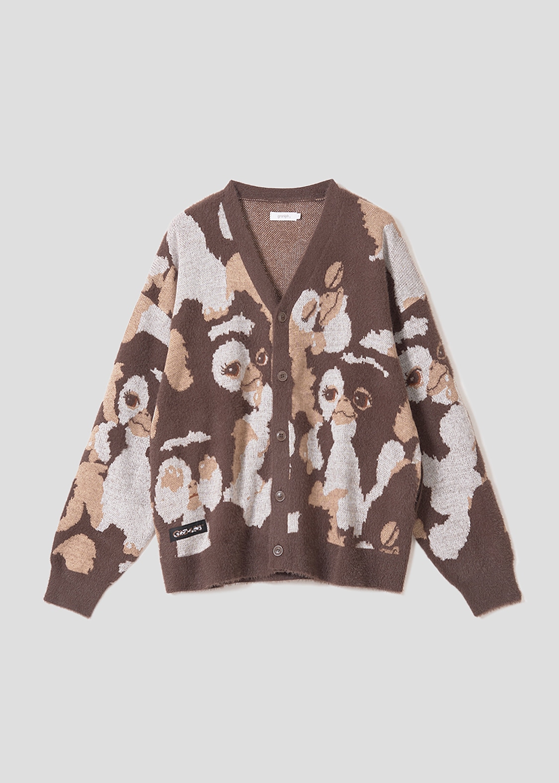 ギズモ ハニカミ パターン | ジャカードＶネックカーディガン（税込7900円）