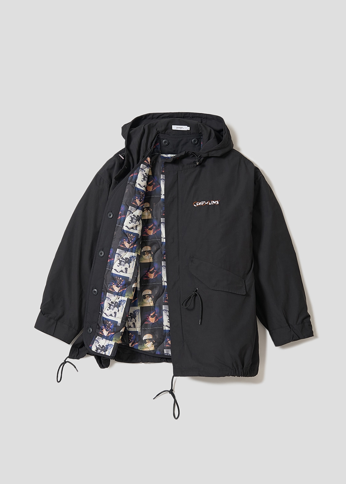 ギズモ ヘルメット | ショートモッズコート 前面（税込1万9000円）