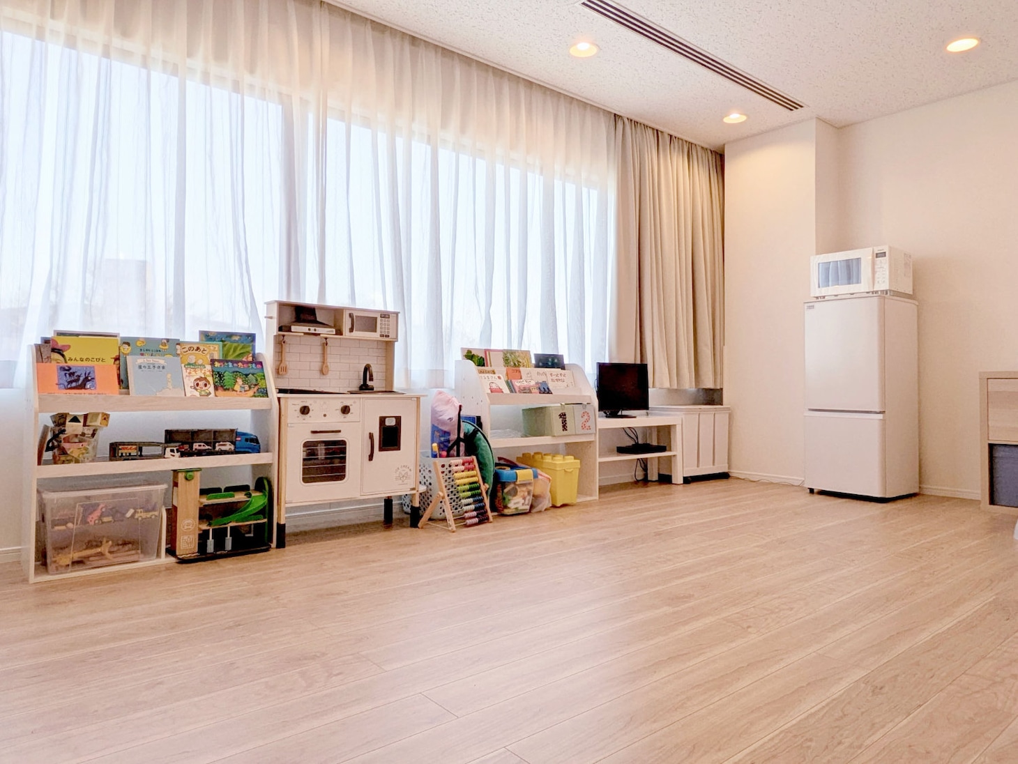 東宝スタジオ託児所「Lullabee」の様子