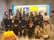 第4回「コマ撮り座談会」参加者の集合写真。「オオカミの家」が上映された