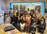 第6回「コマ撮り座談会」参加者の集合写真。「ドワーフ特集～プロューサーが語る合田作品～」をテーマに開催された