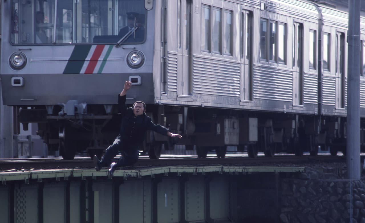 映画3作目「ビー・バップ・ハイスクール 高校与太郎行進曲」より、郷ミノル ©東映