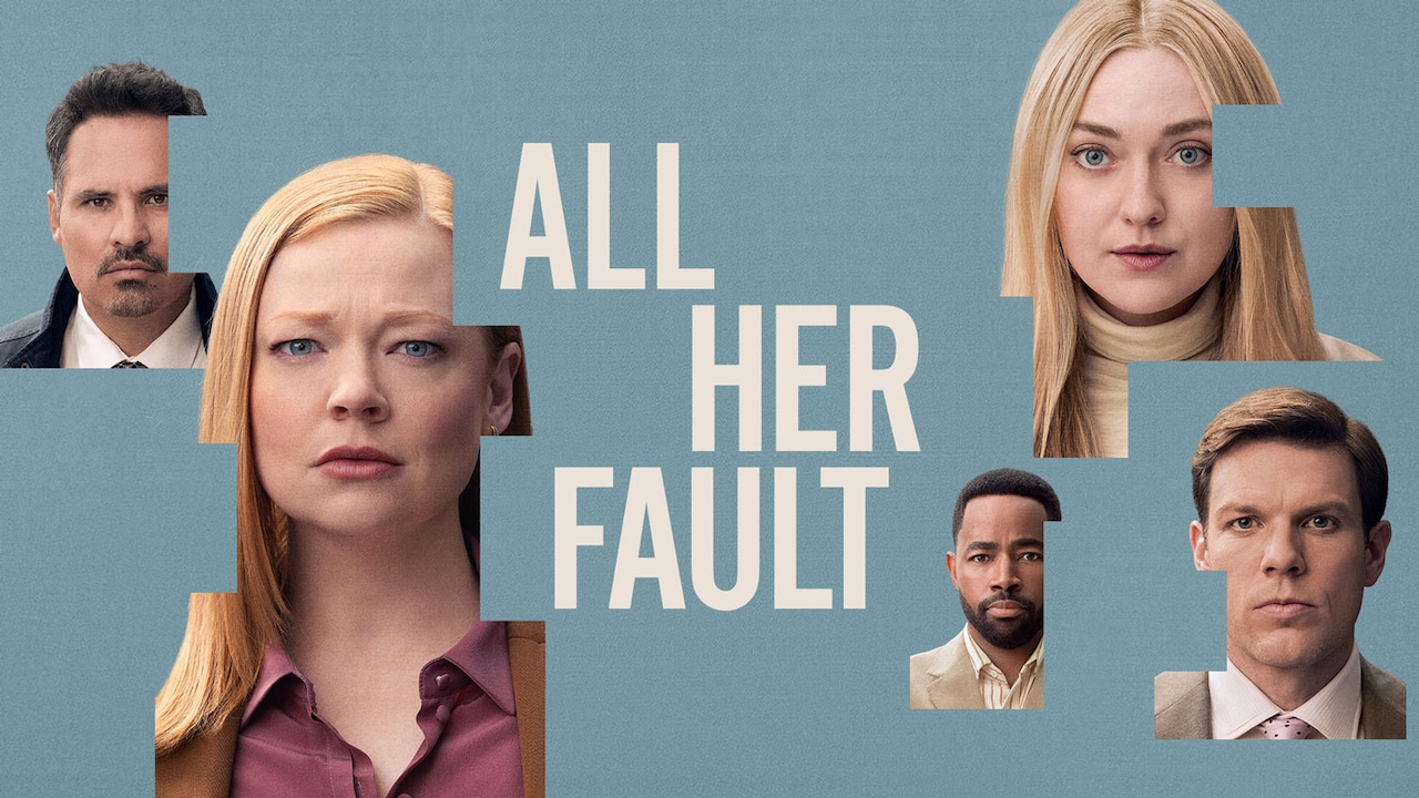 サラ・スヌークやダコタ・ファニングが出演した海外ドラマ「全部、彼女のせい」のキービジュアル