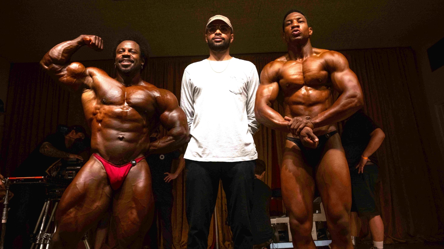 映画「ボディビルダー」メイキング写真