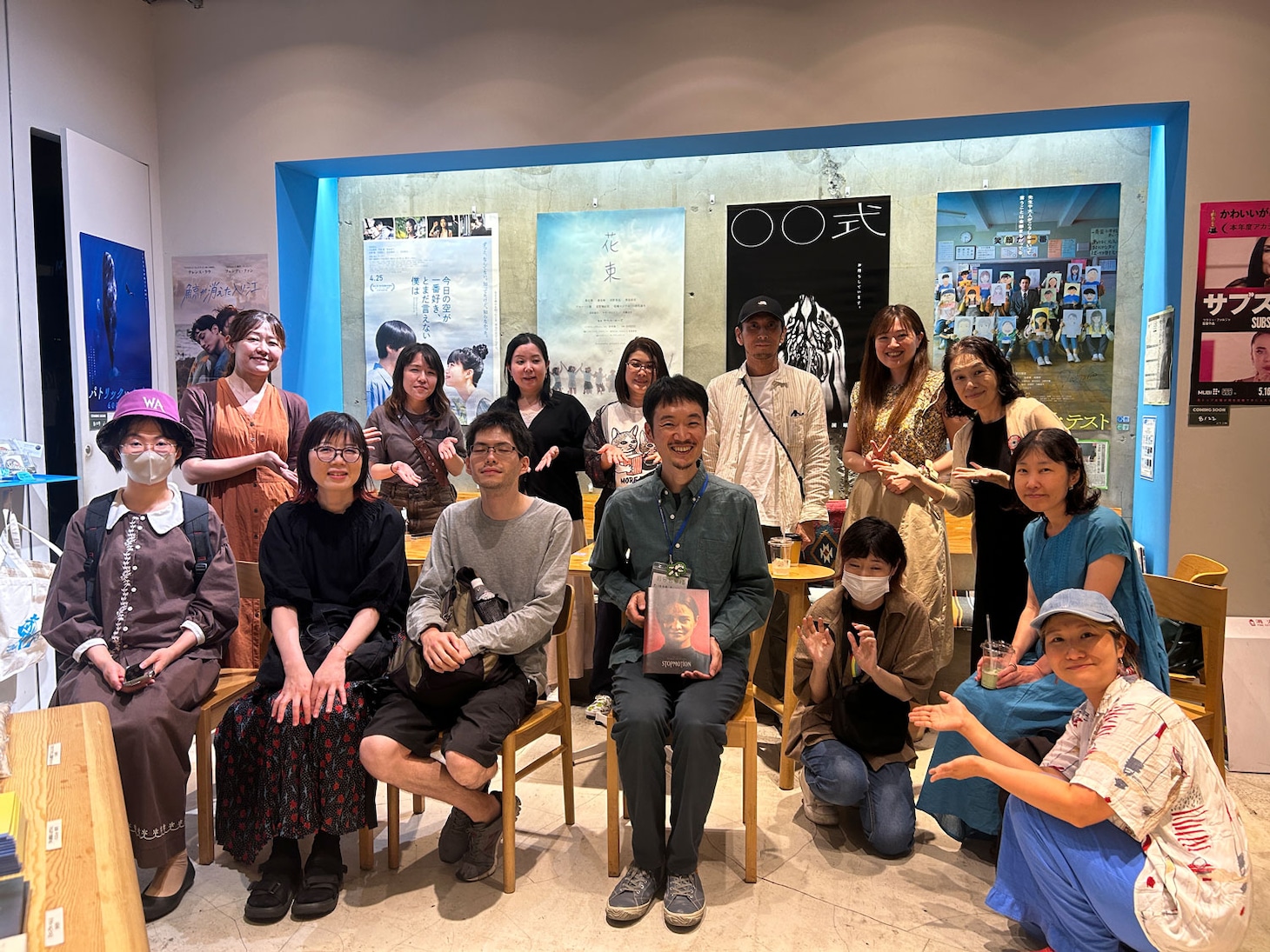 第8回「コマ撮り座談会」参加者の集合写真