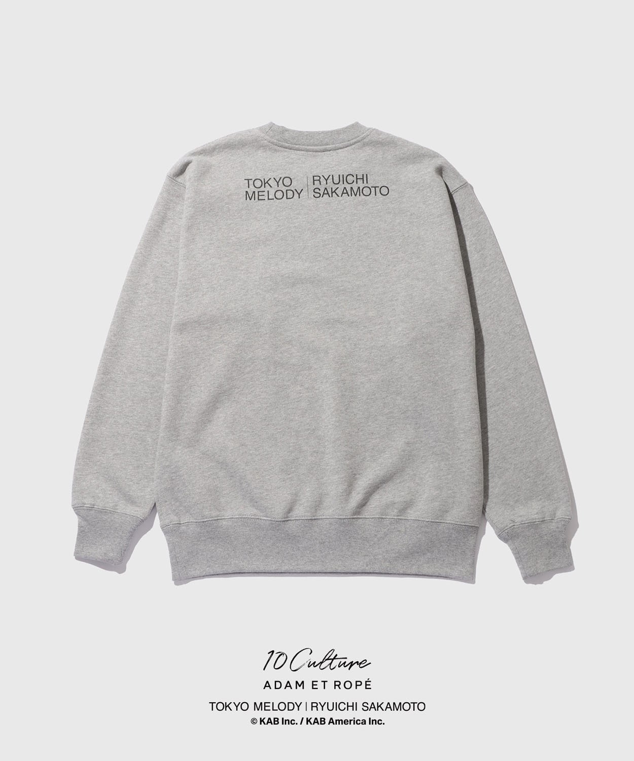 ア*ン様 定価：28,600円 everyone tokyo スウェット グレー スウェット（グレー / 背面 / 税込1万5400円） - 坂本龍一の記録映画