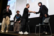 台湾映画「あの頃、君を追いかけた」トークイベントの様子。作品の大ファンだと公言する山崎貴（右）がサプライズで登場した