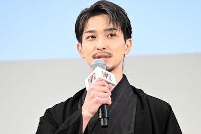 映画「国宝」歌舞伎座大晦日特別上映会に登壇した横浜流星