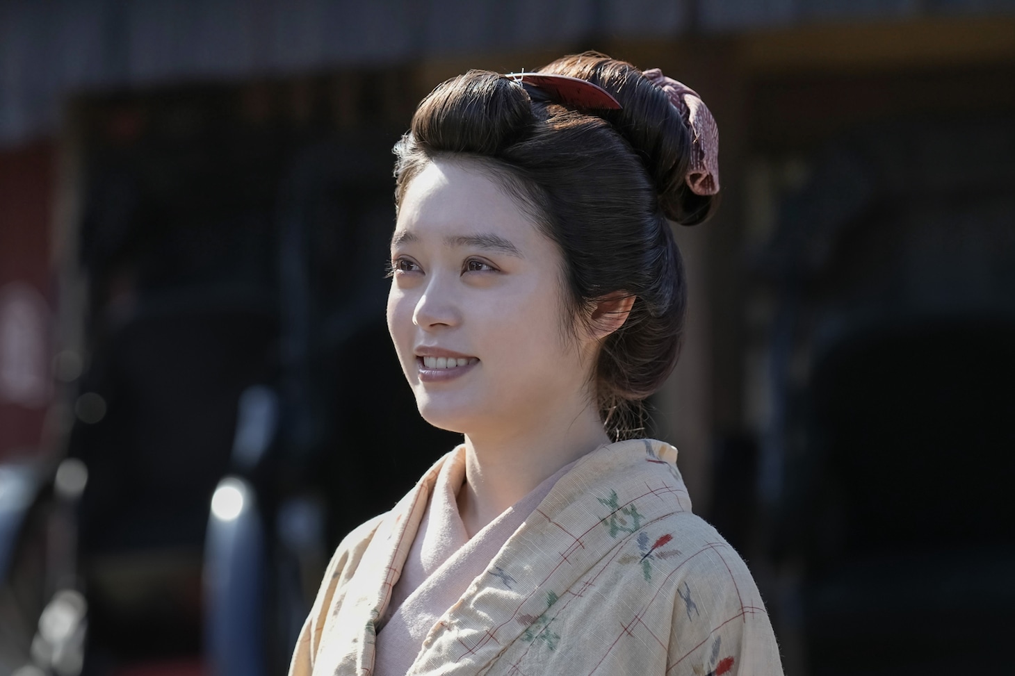 連続テレビ小説「ばけばけ」より、髙石あかり演じる主人公トキ