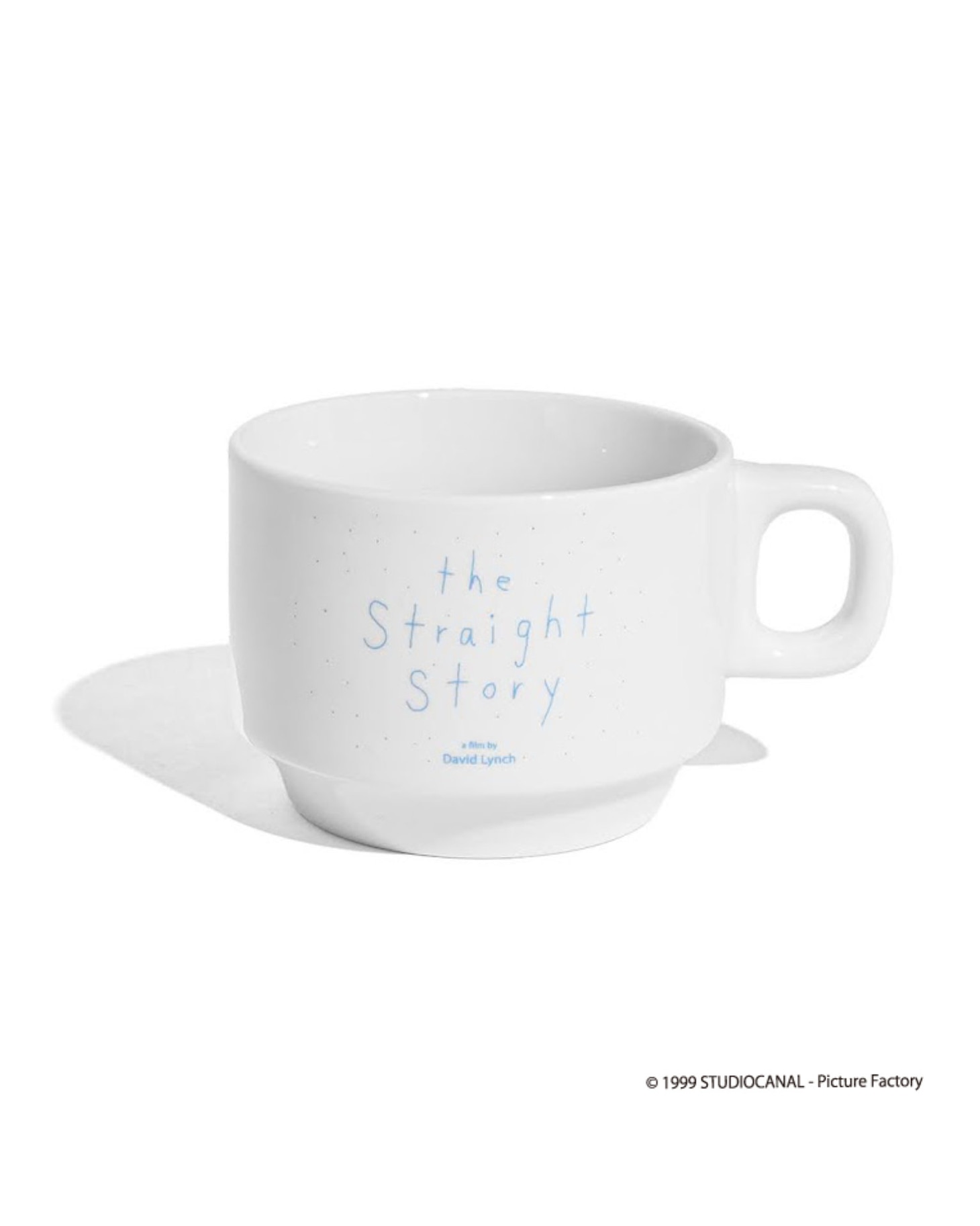 [ストレイト・ストーリー× weber] Mug（白 / 税込2750円）