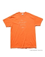 [ストレイト・ストーリー× weber] T shirt（オレンジ / 税込7700円）