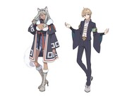 「超かぐや姫！」より、左から忠犬オタ公、乙事照琴