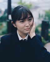 「終点のあの子」写真展で展示される、平澤宏々路の撮り下ろしカット