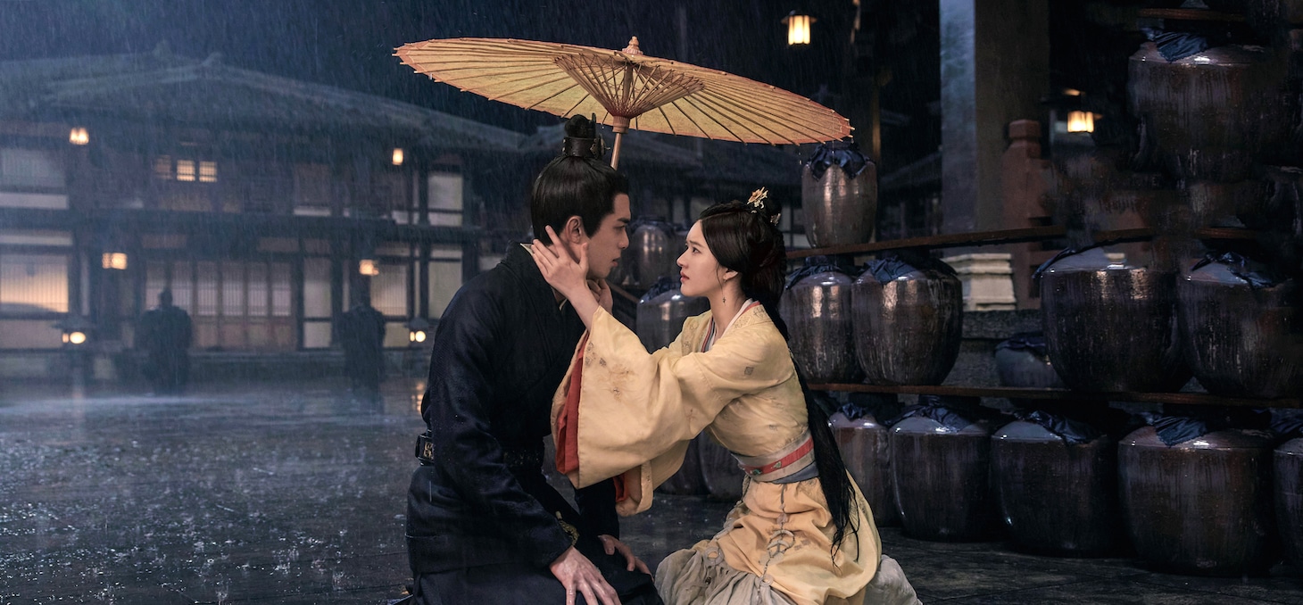 中国ドラマ「星漢燦爛＜せいかんさんらん＞」場面写真。劇中では自分だけを信じて生きてきた凌不疑（左）と程少商（右）が、初めて人を信頼し、愛するようになるさまが描かれる