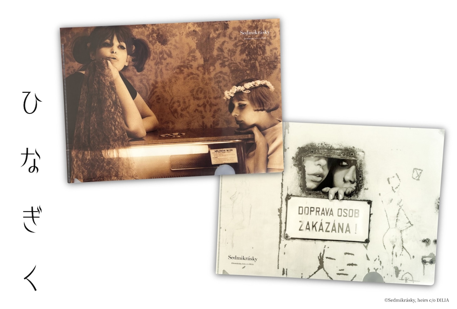 「ひなぎく 4Kレストア版」オフィシャルグッズのクリアファイル