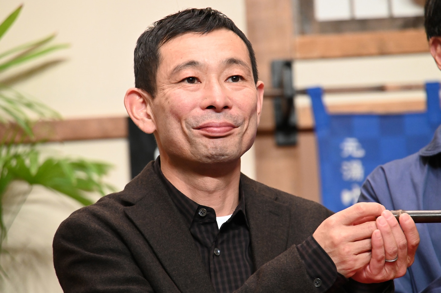 ドラマ「探偵さん、リュック開いてますよ」制作発表記者会見に登壇した水澤紳吾