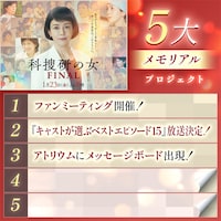 「科捜研の女 ファイナル」5大メモリアルプロジェクト