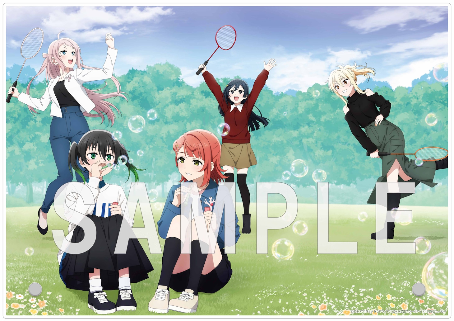 「ラブライブ！虹ヶ咲学園スクールアイドル同好会 完結編 第2章」 特装限定版Blu-ray ゲーマーズ限定セットの「描きおろしイラスト（2年生ver.）使用アクリルパネル」