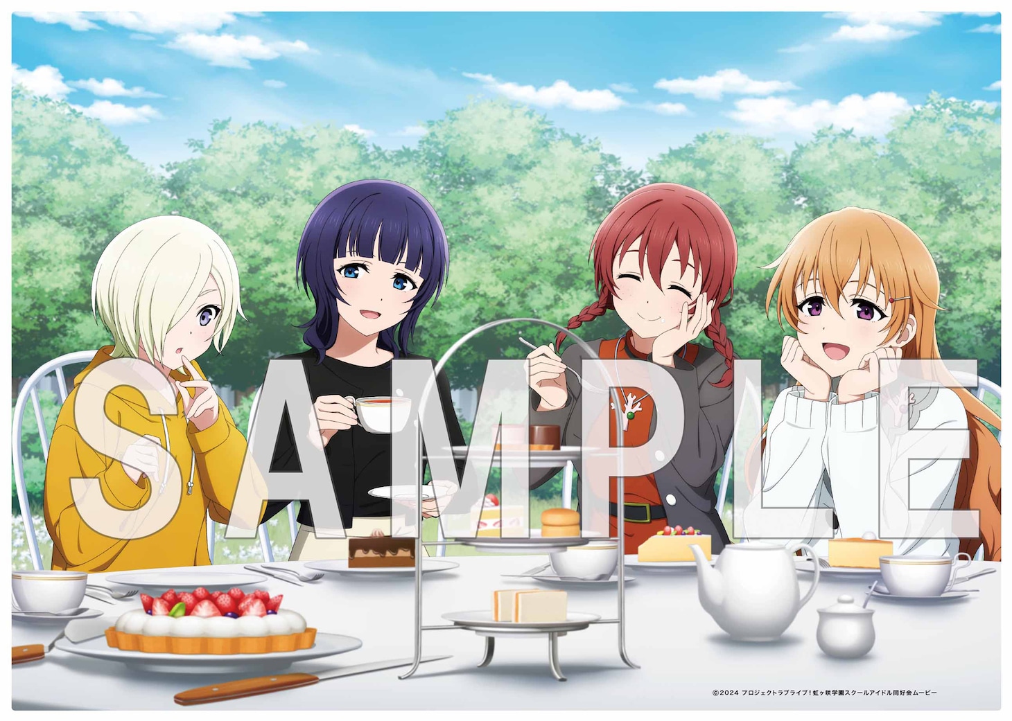 「ラブライブ！虹ヶ咲学園スクールアイドル同好会 完結編 第2章」 特装限定版Blu-ray Amazon.co.jp限定セットの「描きおろしイラスト（3年生ver.）使用アクリルパネル」