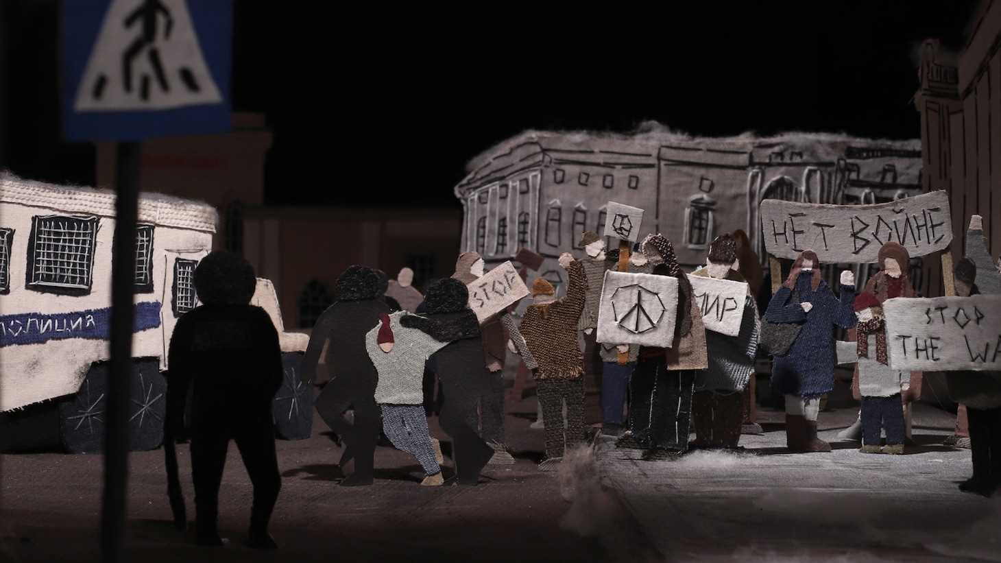 「ウィンター・イン・マーチ」場面カット©Rebel Frame, ArtStep-studio,The Estonian Academy of Arts, Black Boat Pictures, White BoatPictures 2025