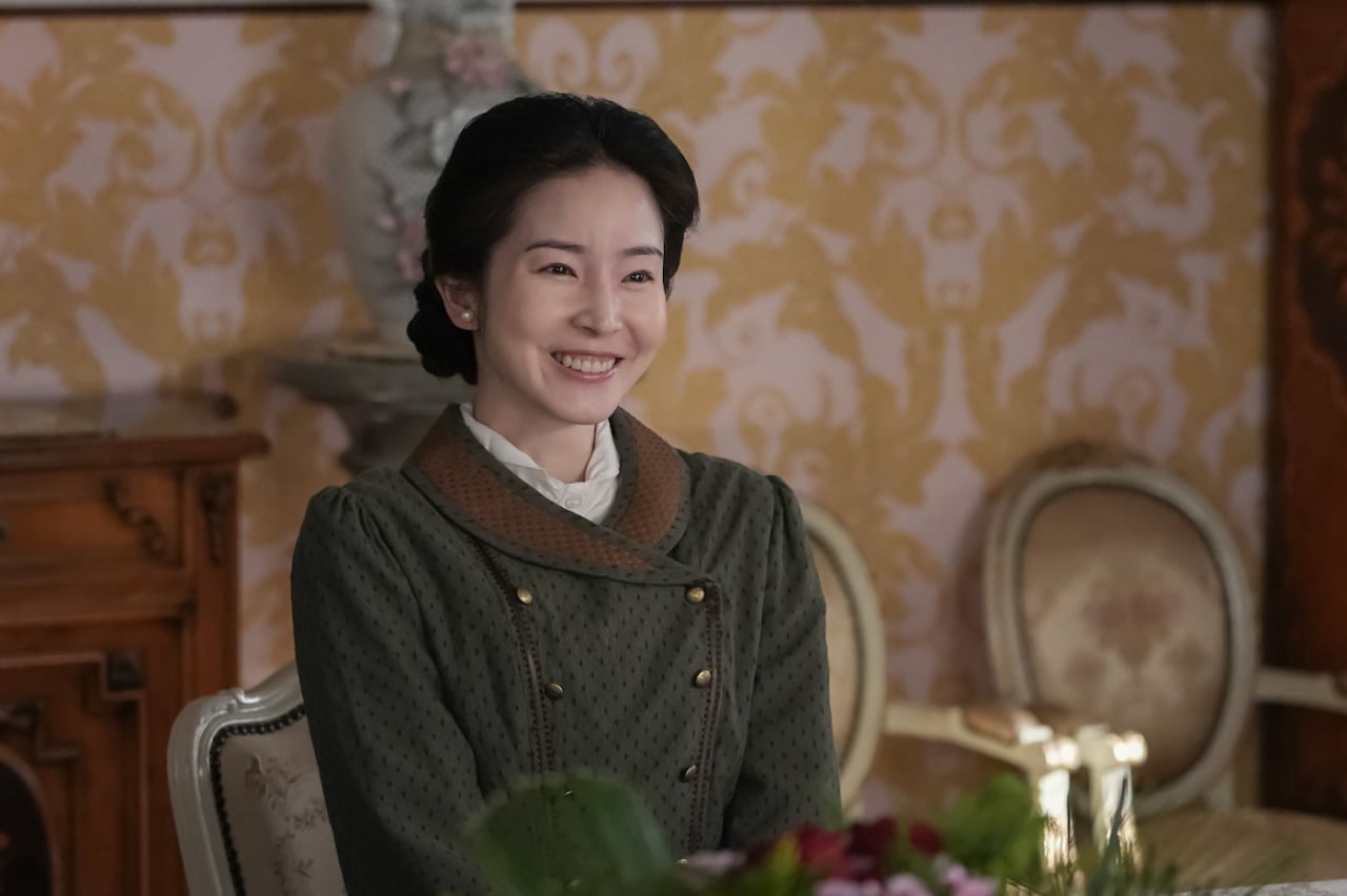 連続テレビ小説「ばけばけ」より、蓮佛美沙子演じるラン